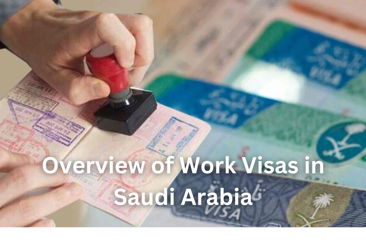 Work visa application process in Saudi Arabia, including Iqama, business, and temporary work visa steps